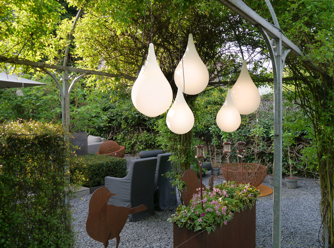 LIQUID LIGHT Pendelleuchte Outdoor DROP-2-IP44